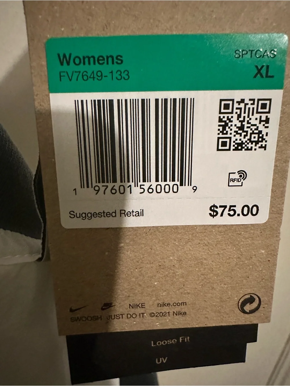 Nike new tags