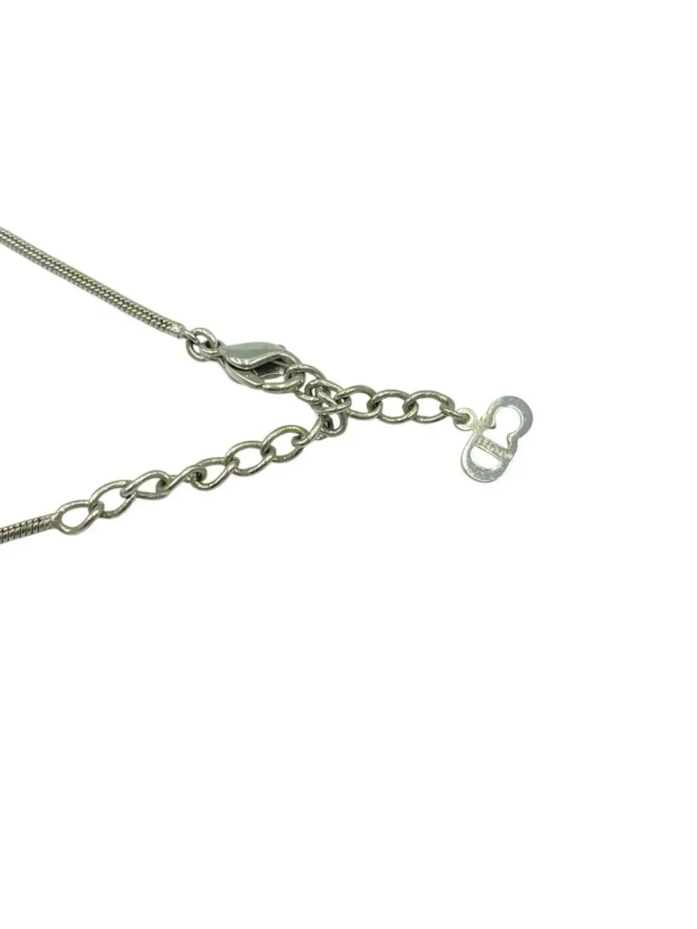 Dior necklace logo