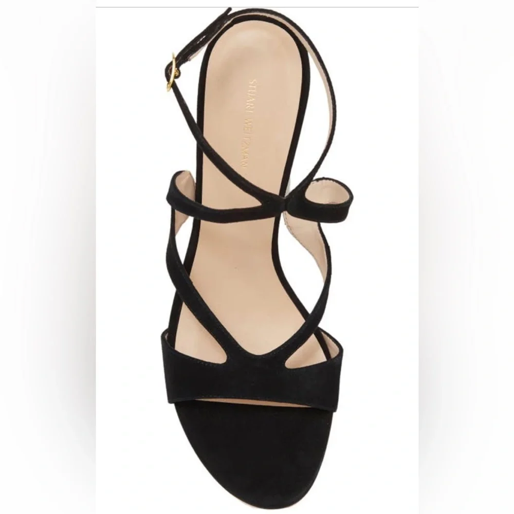 Stuart Weitzman 80mm curvaceous suede