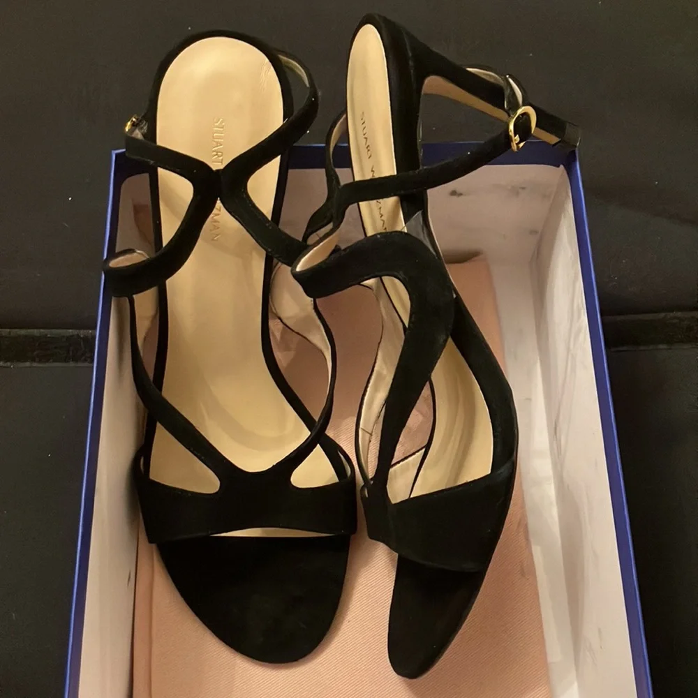 Stuart Weitzman 80mm stains straps