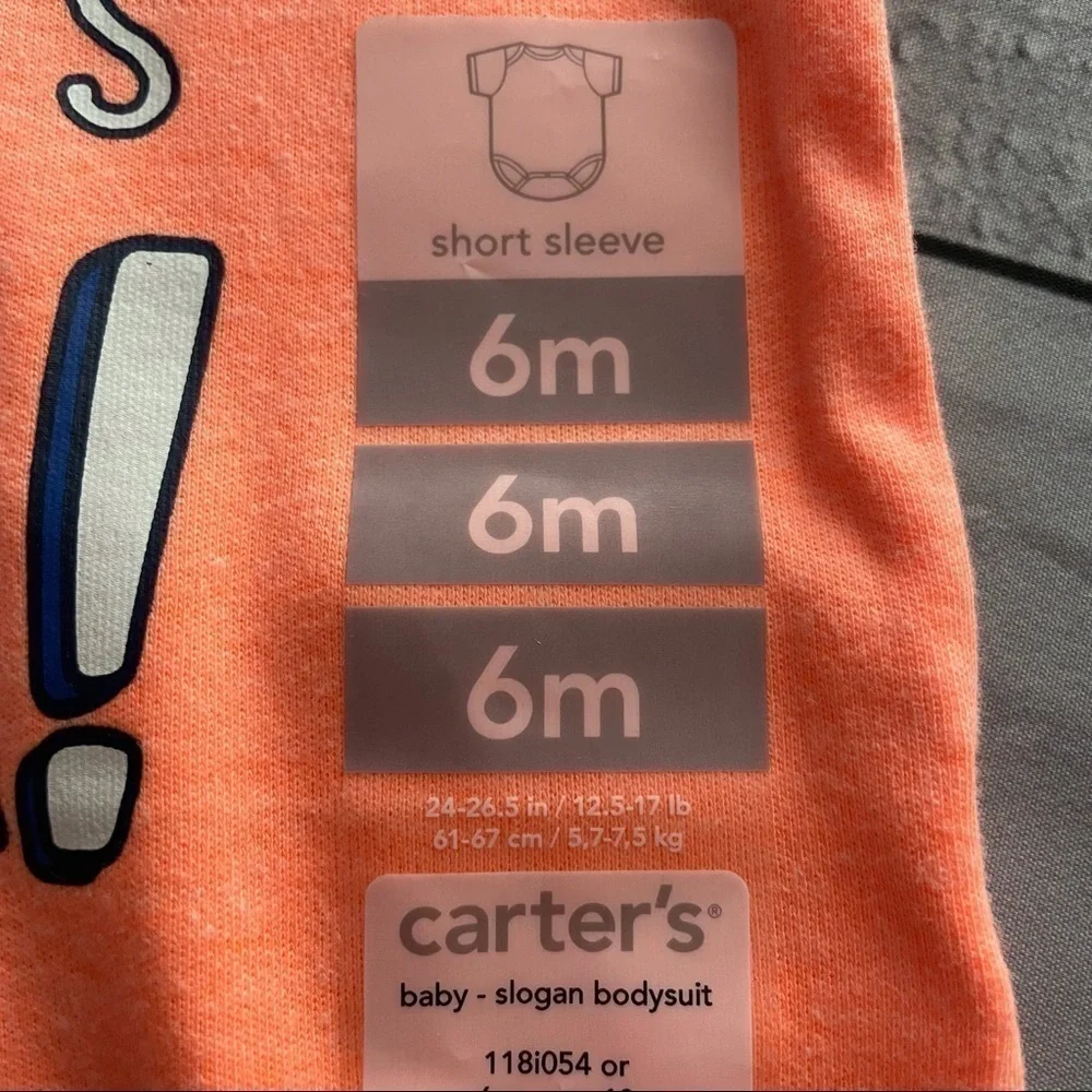 Carters these onesies