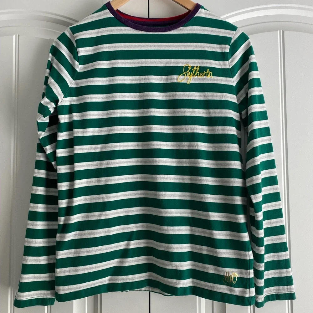 Mini BODEN Harry Potter Slytherin Long Sleeve T Shirt Youth Size 13 - 14 Y