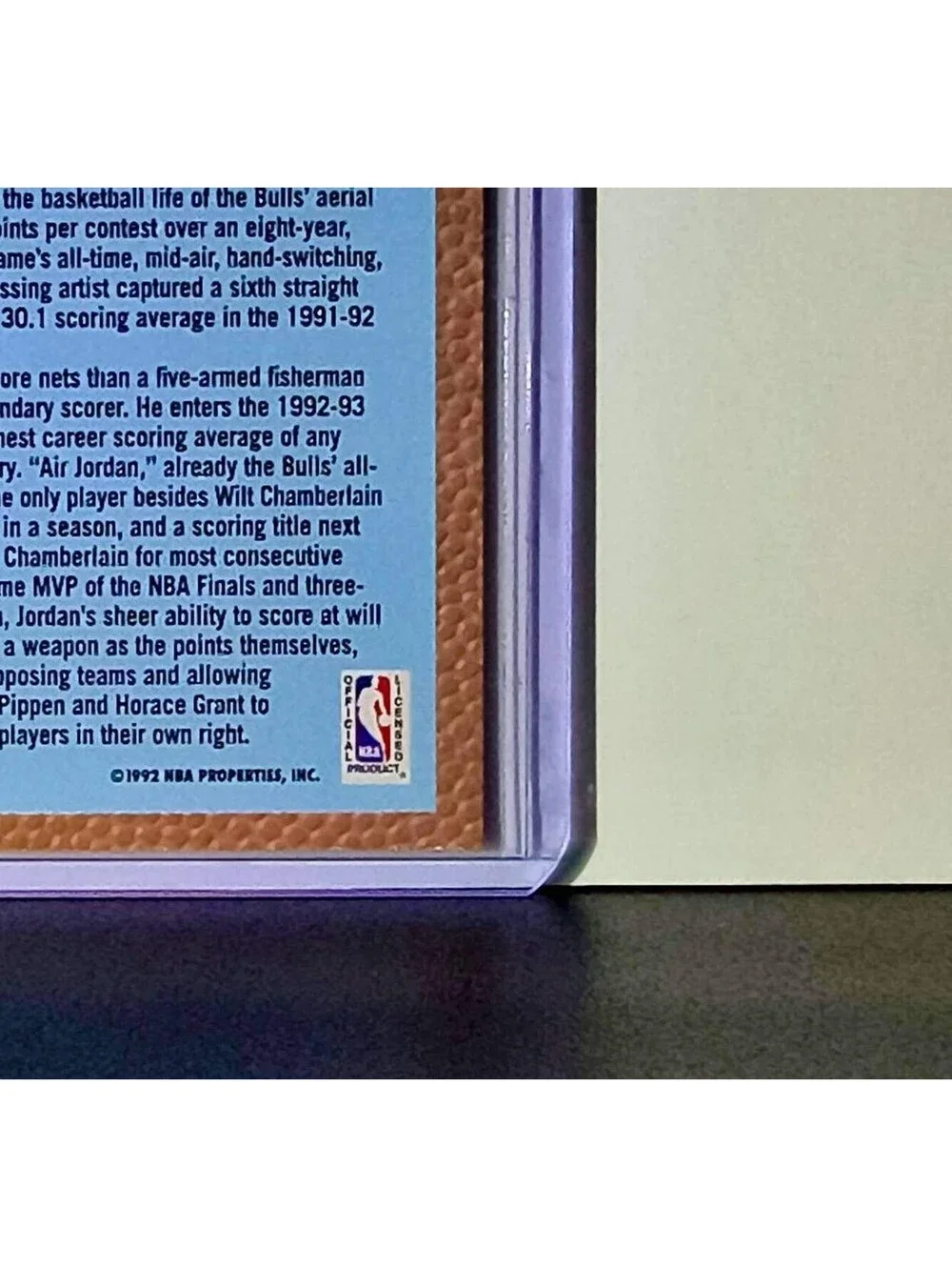 Michael Jordan 1992-93 Fleer League Leader #238 Basketball Card Chicago Bulls