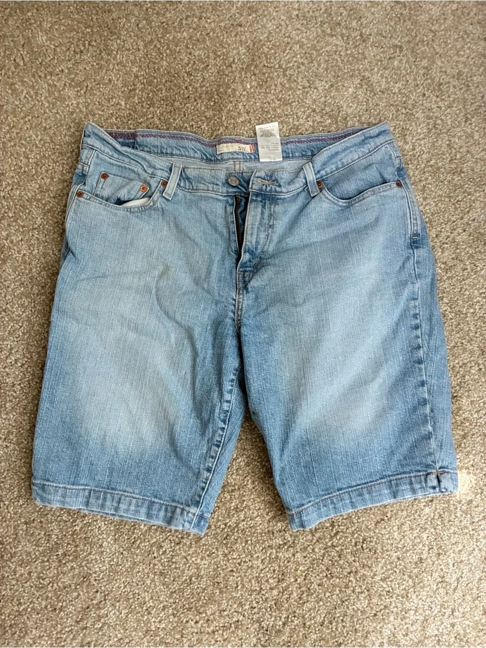 Levi's Light Blue Men's Denim Jean Shorts