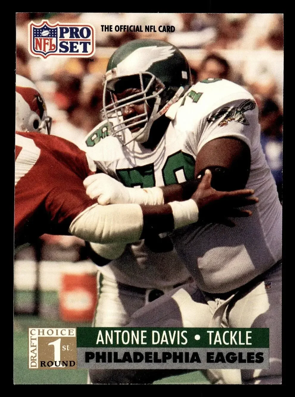Vintage 1991 Pro Set #737 Antone Davis Football Card