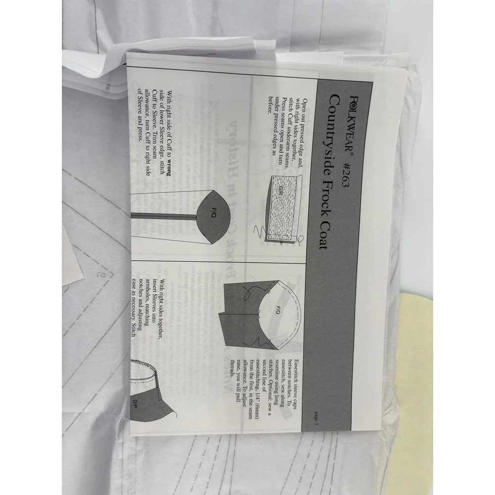 Folkwear pattern number