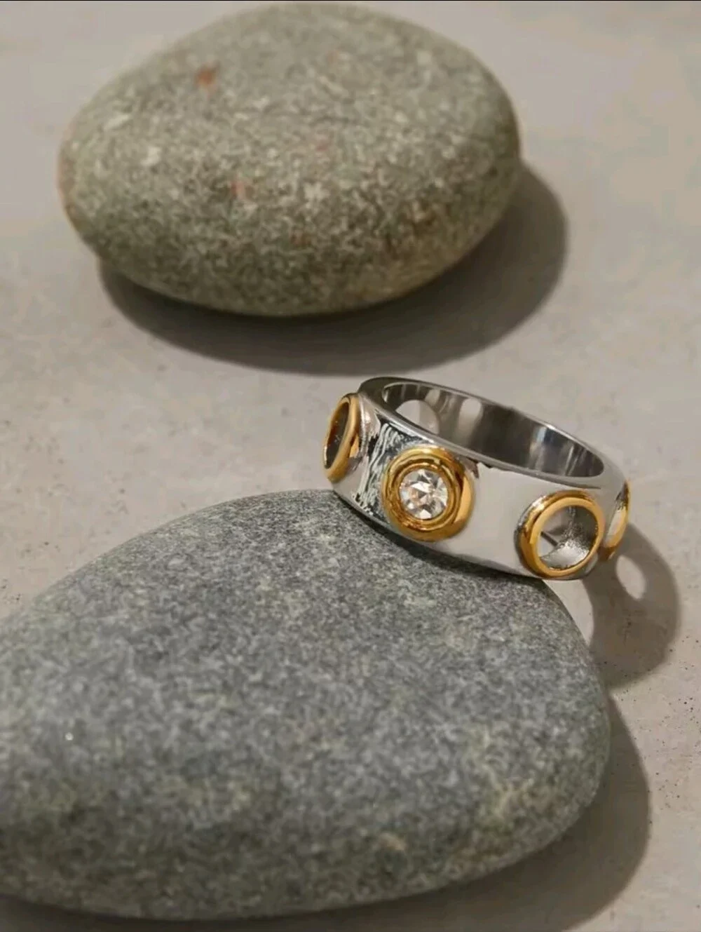 Anthropologie chunky silver