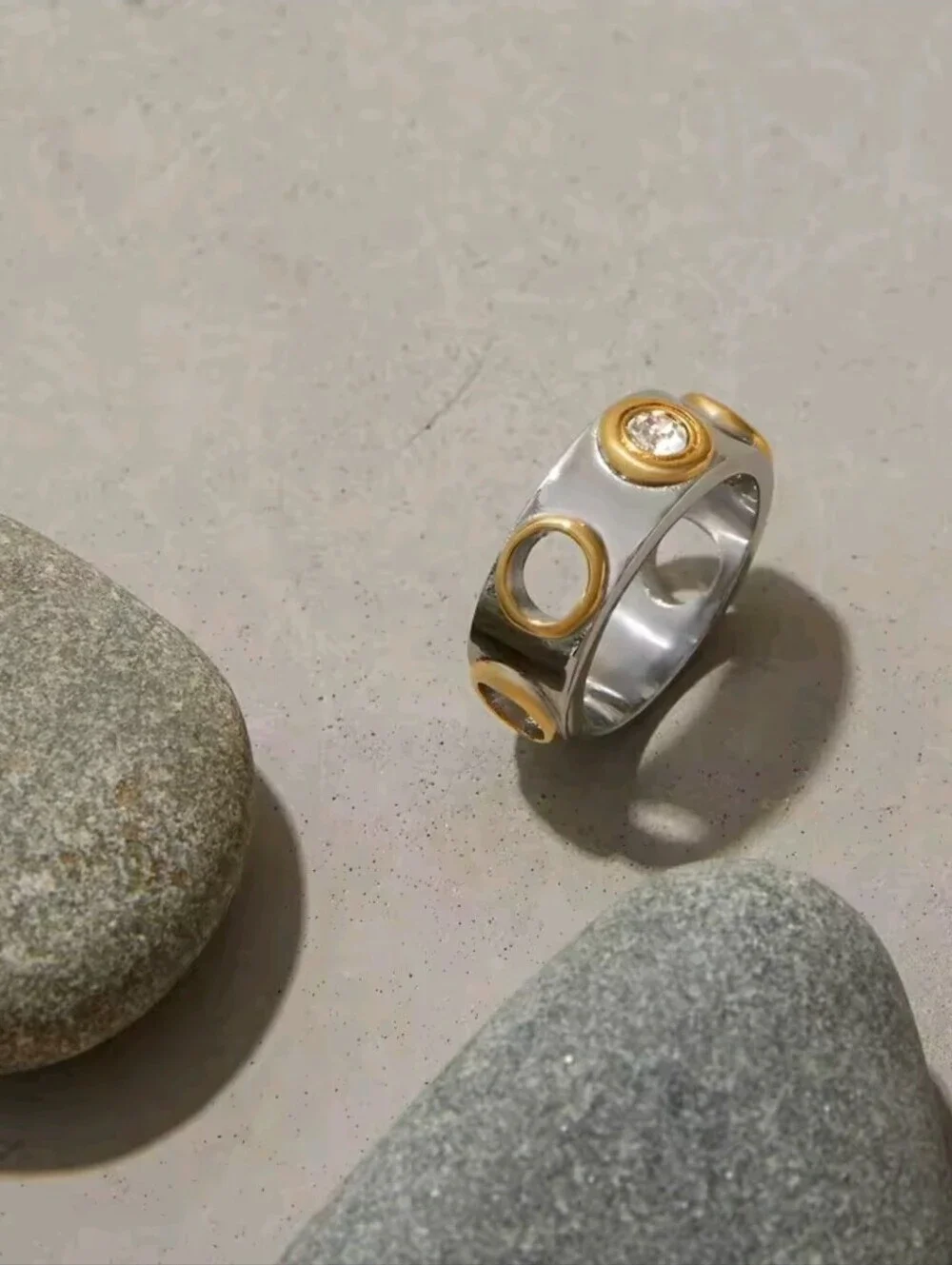 Anthropologie chunky silver