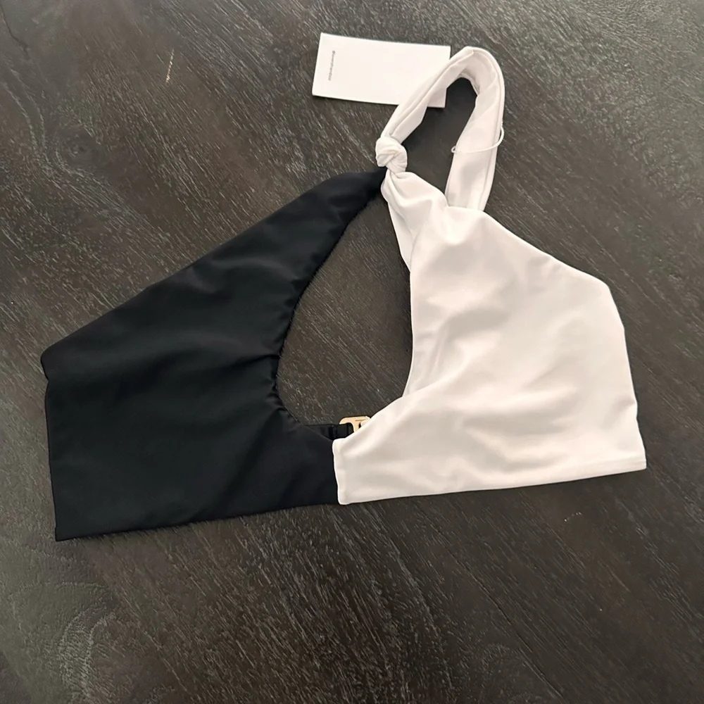 Lovers And Friends Jordy Top in‎ Black And White Sz S