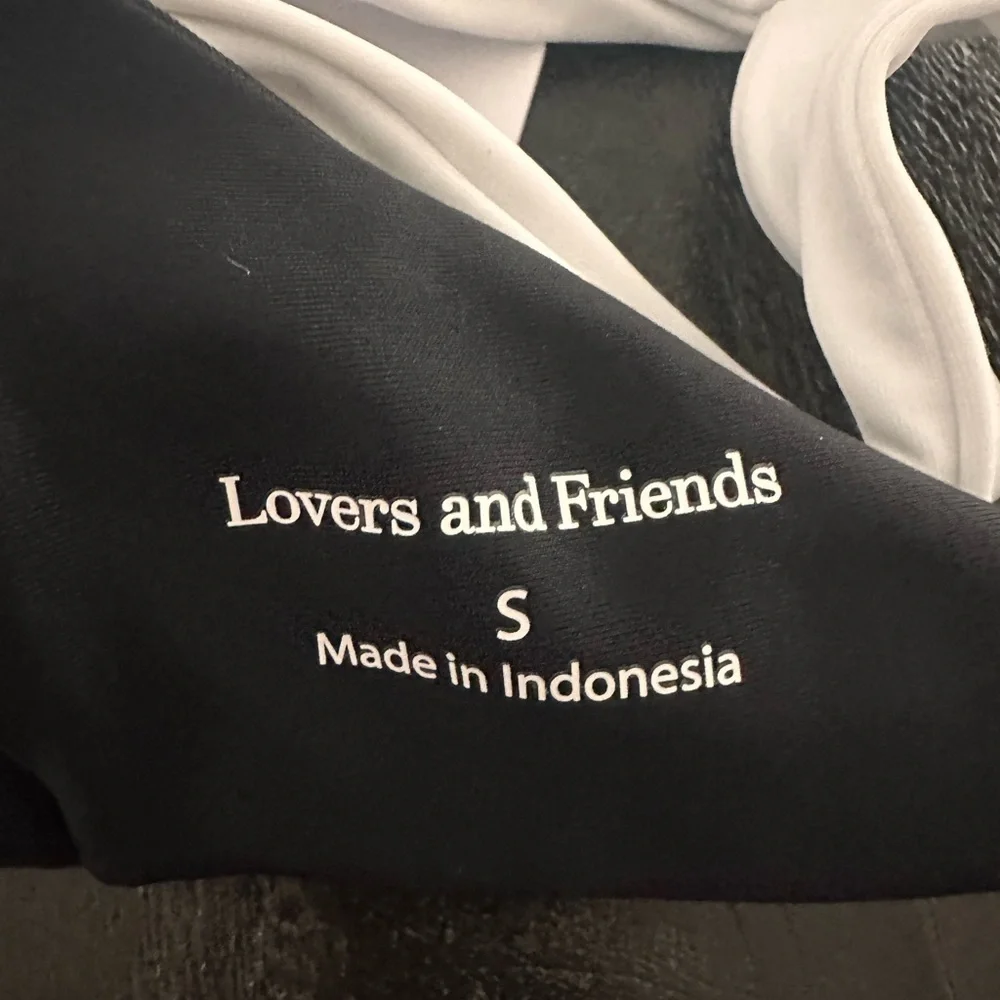 Lovers And Friends Jordy Top in‎ Black And White Sz S