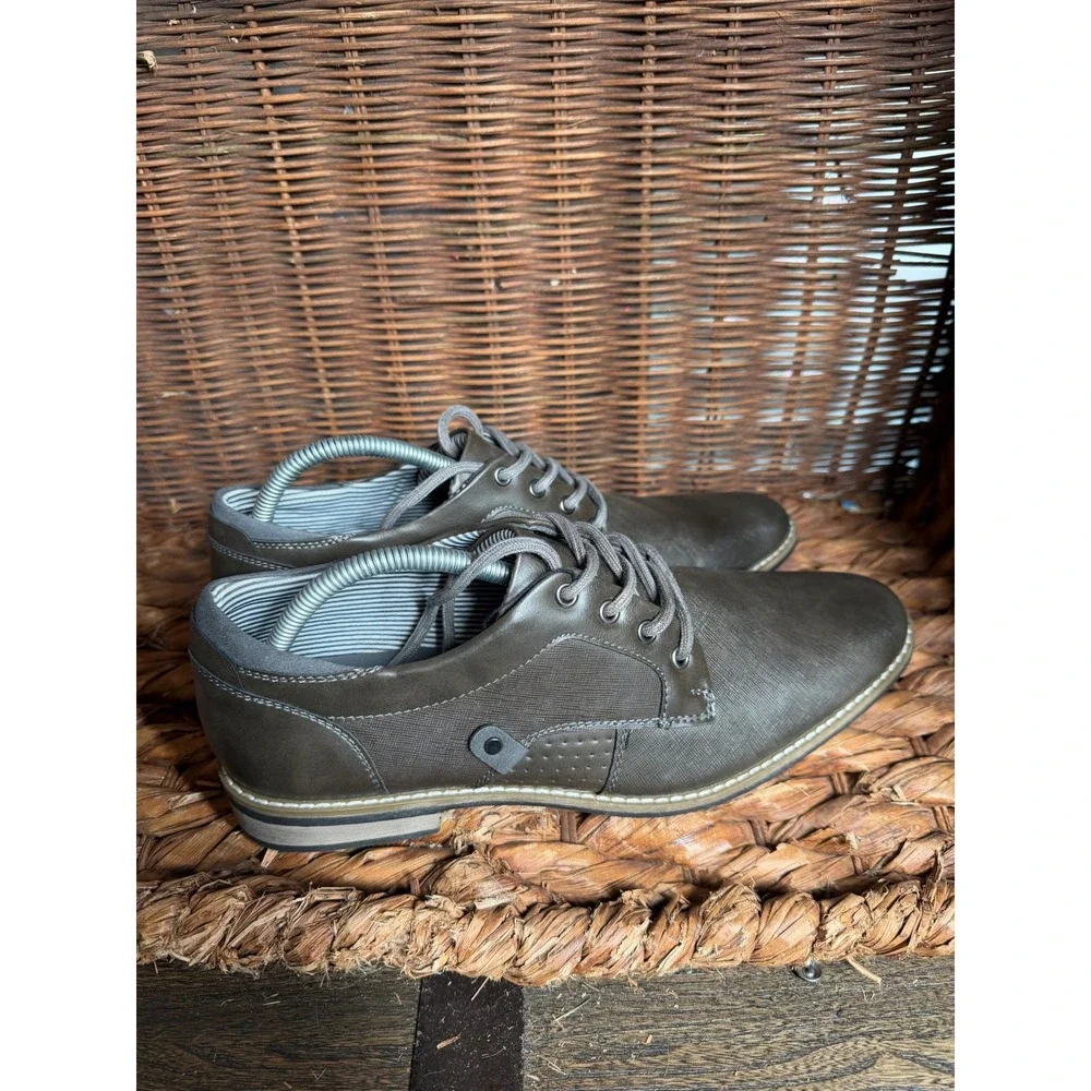 Sonoma Goods For Life Mens Vitalize‎ OrthoLite Brown Dress Shoes Oxford 10.5 M