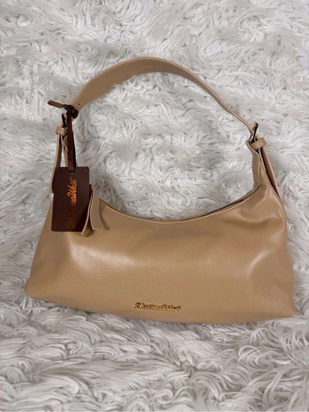 Montana West Beige Women's Shoulder Bag by
