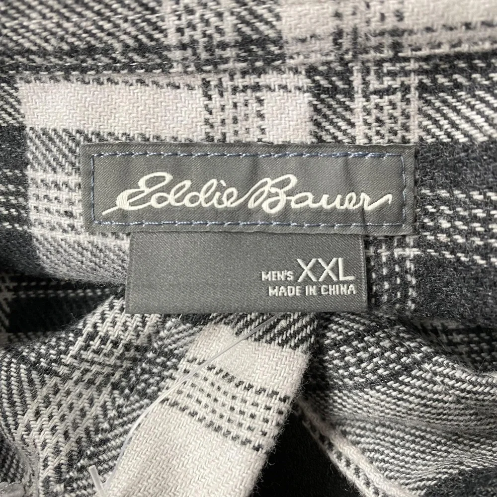 Eddie Bauer machine cotton collar