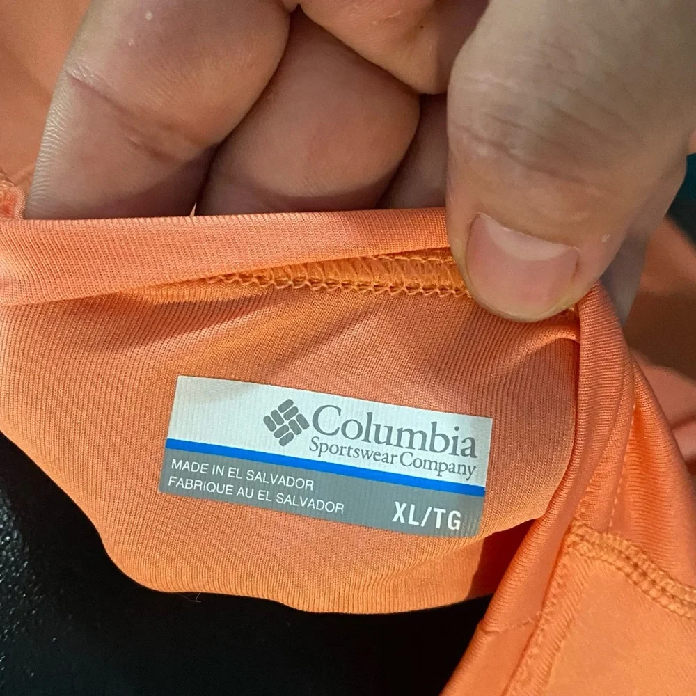 Men’s Columbia Bright Orange Sportswear‎ Top Size XL