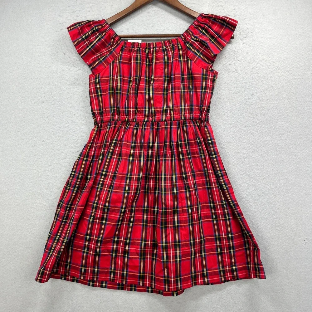 Crewcuts plaid dress
