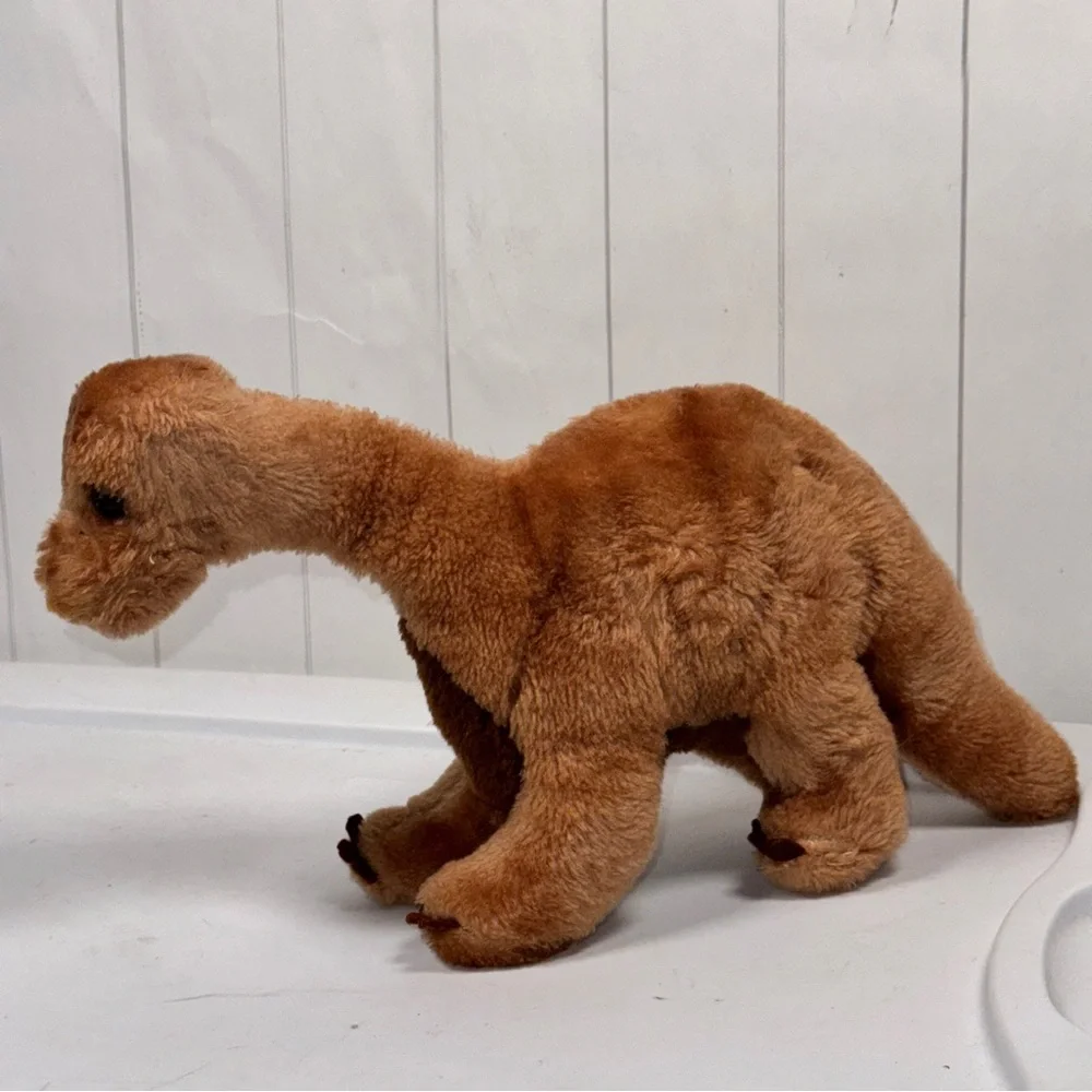 VTG 1980‎ Dakin Dinosaur Stuffed Animal Retro Plush Toy Brown 10