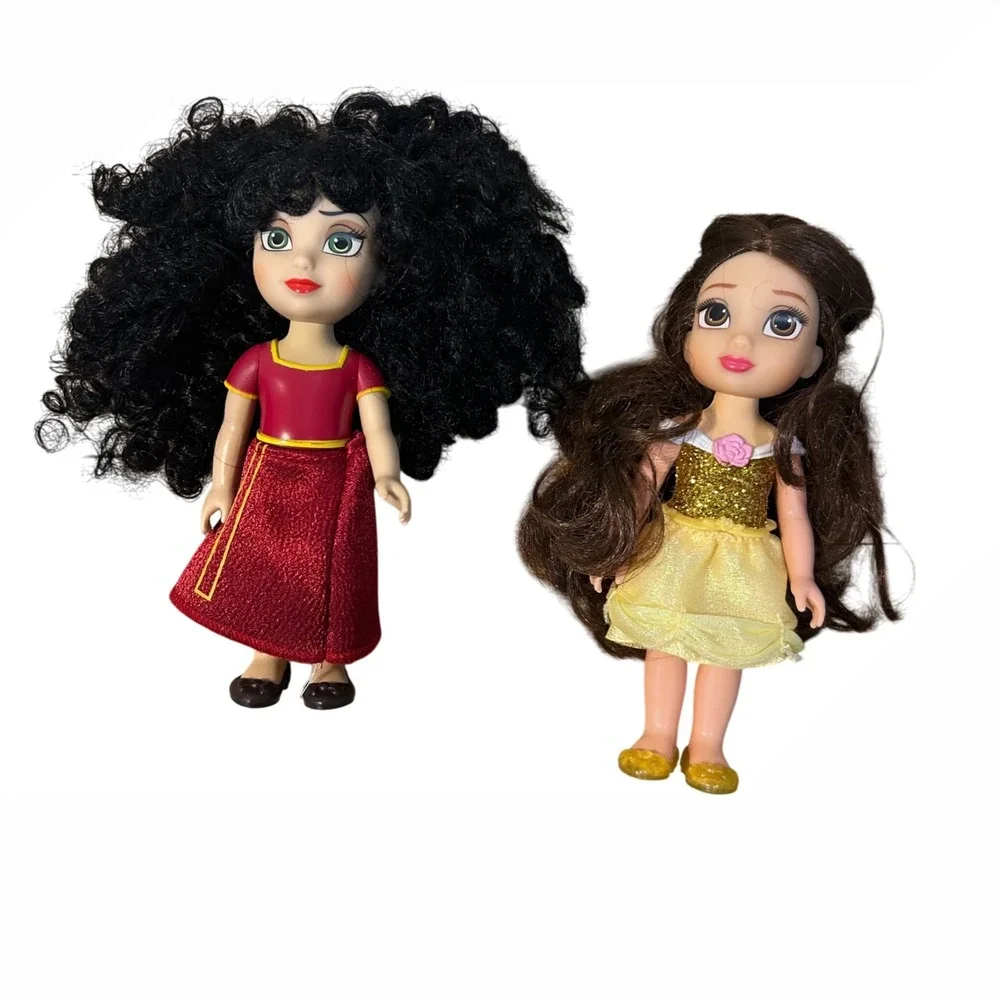 Disney Princess Toddler‎ Dolls Belle and Tiana 6.5 in tall