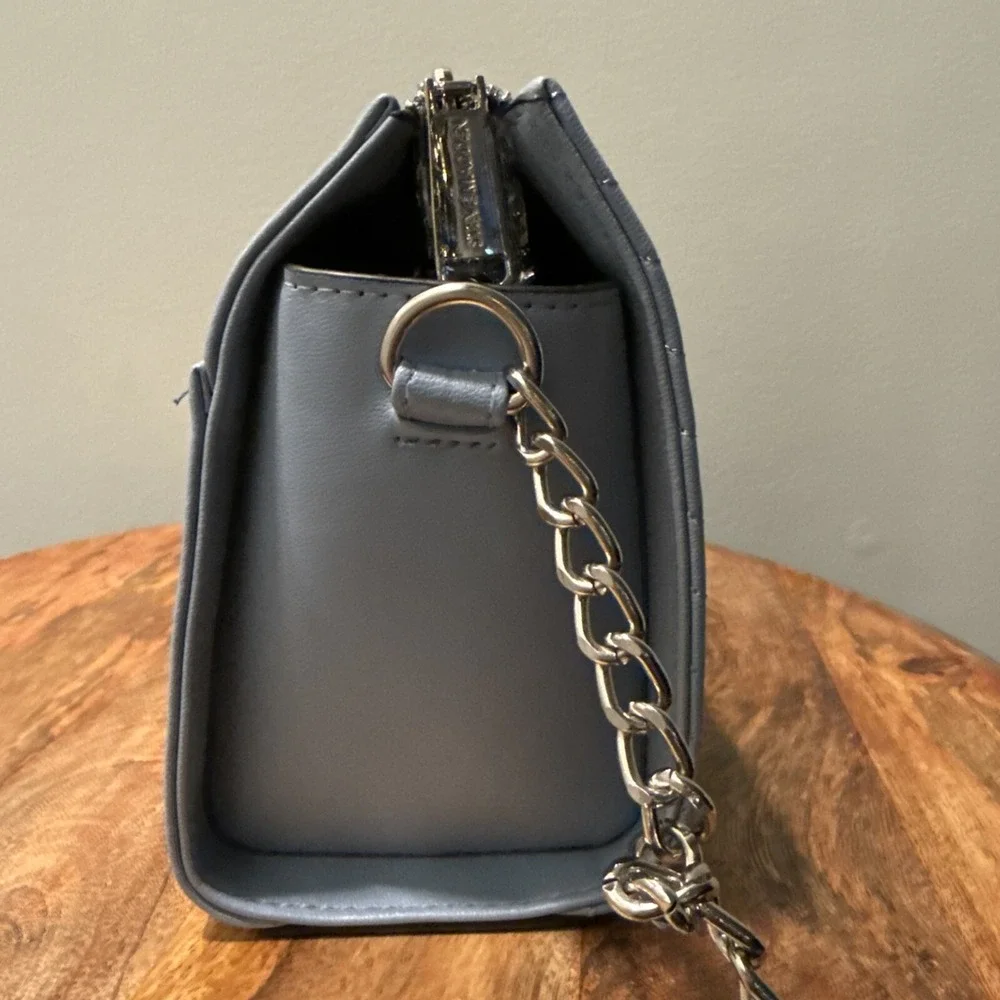 STEVE MADDEN‎ Women's Denim Blexi Chevron Crossbody