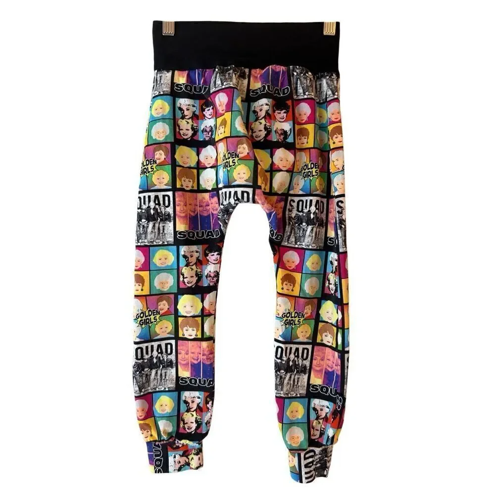 *RARE!!!* Baby Bums Clothing Golden Girls Unisex Pants 5T Handmade Comic Artsy