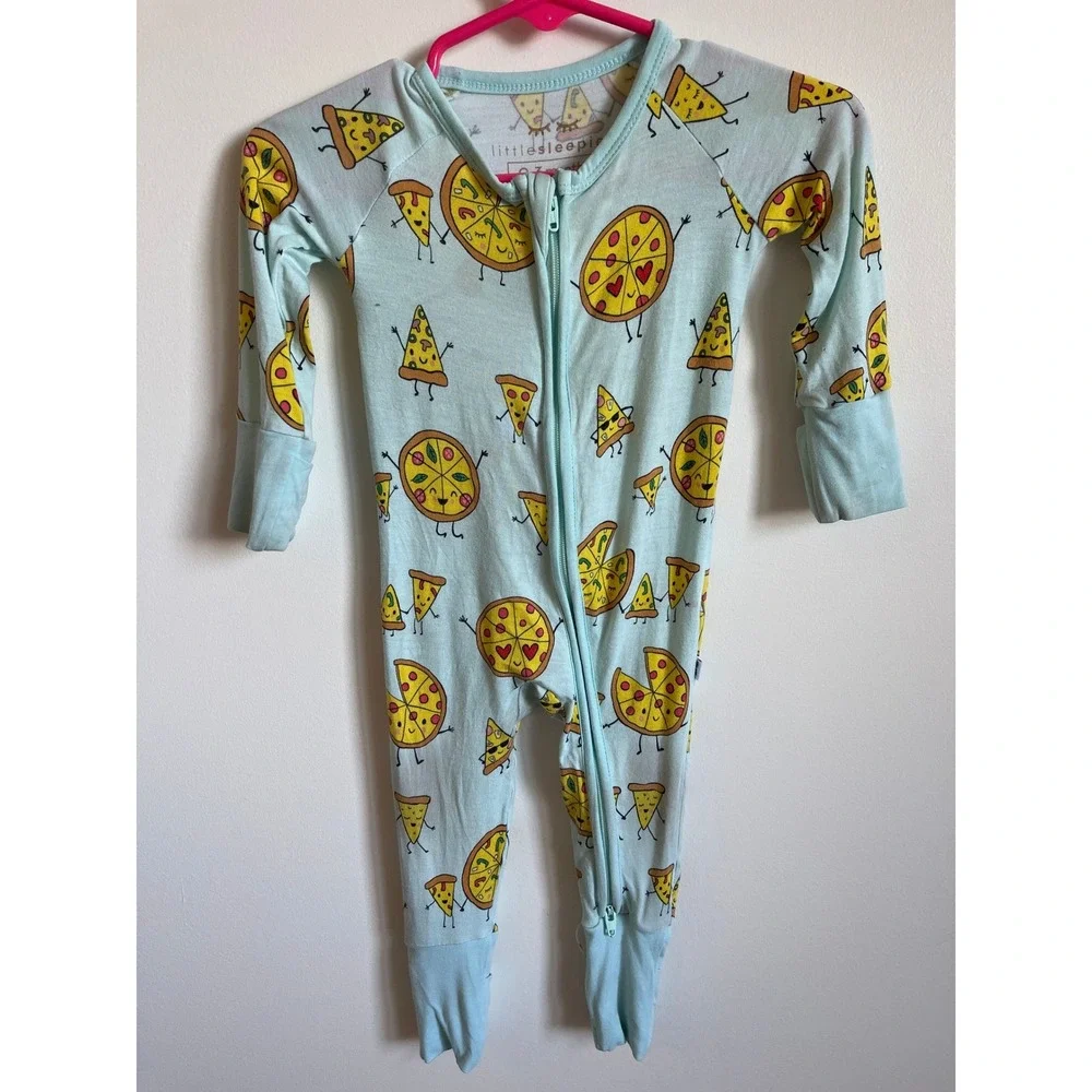 Little Sleepies‎ Pizza Bamboo Zippy 0-3M