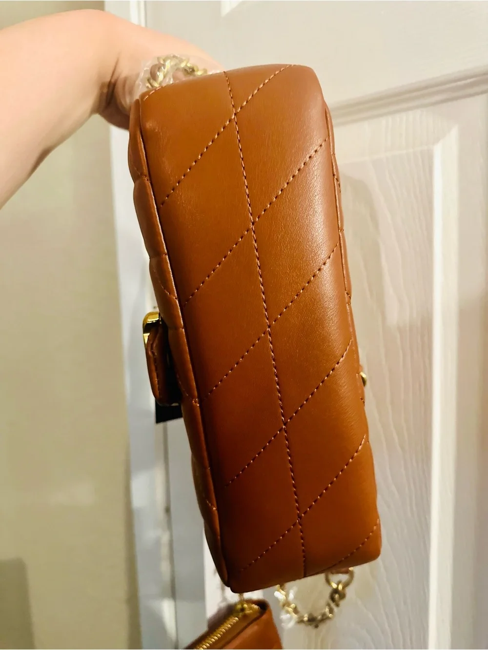 Alyssa tan quilted