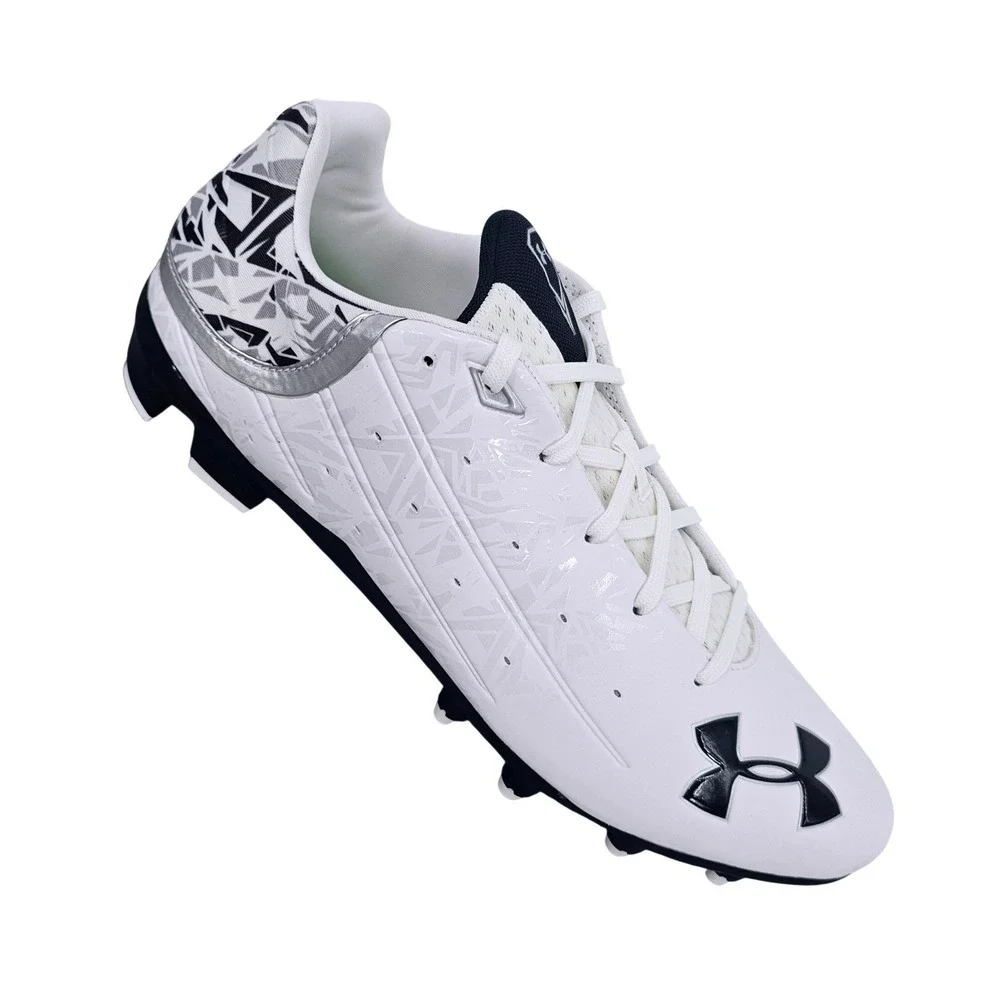 Under Armour Team Banshee‎ Low MC Football Cleats Men's 13 White 126223‑105 NIB
