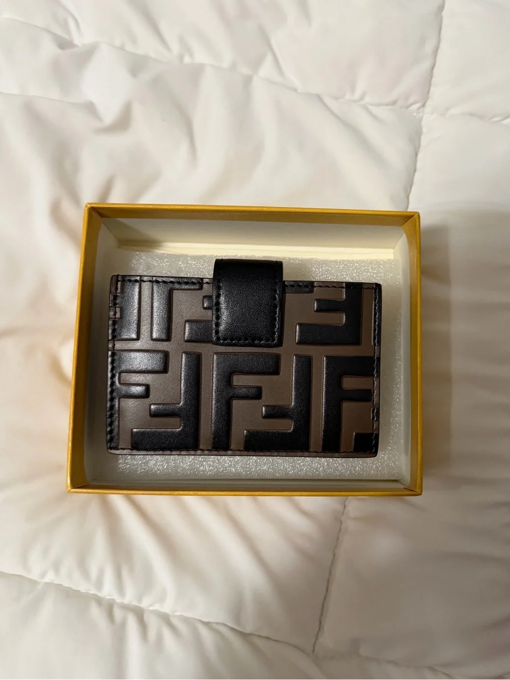Fendi compact leather