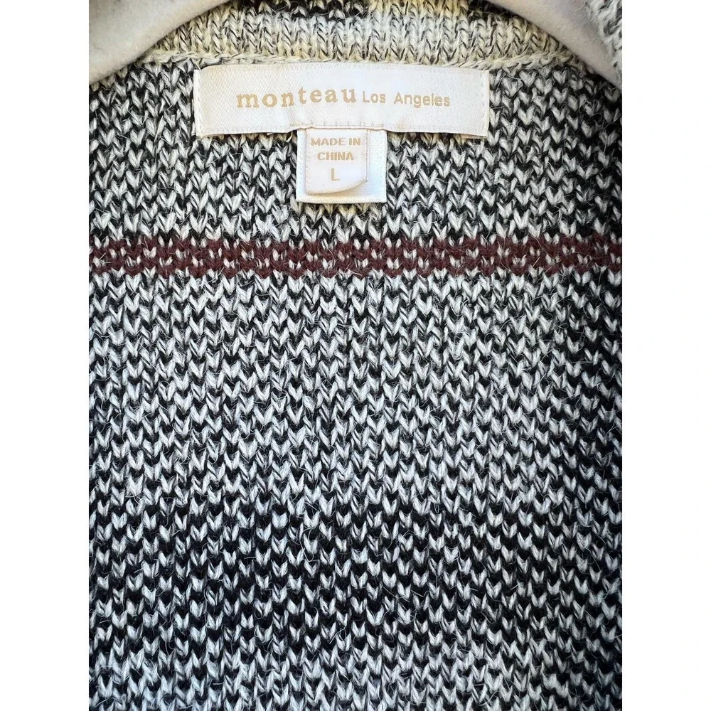Monteau cardigan plaid