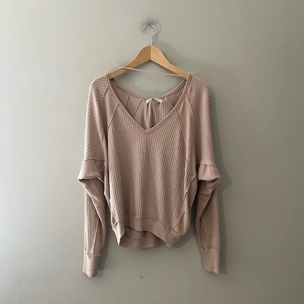 Free People‎ Santa Clara XS SMALL WAFFLE THERMAL we the free