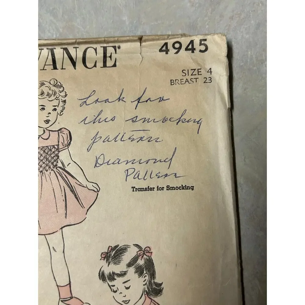 McCall vintage advance