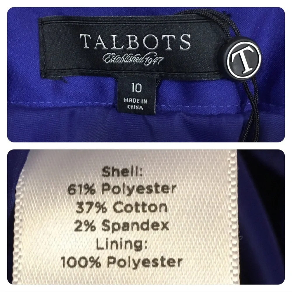 Talbots new tags