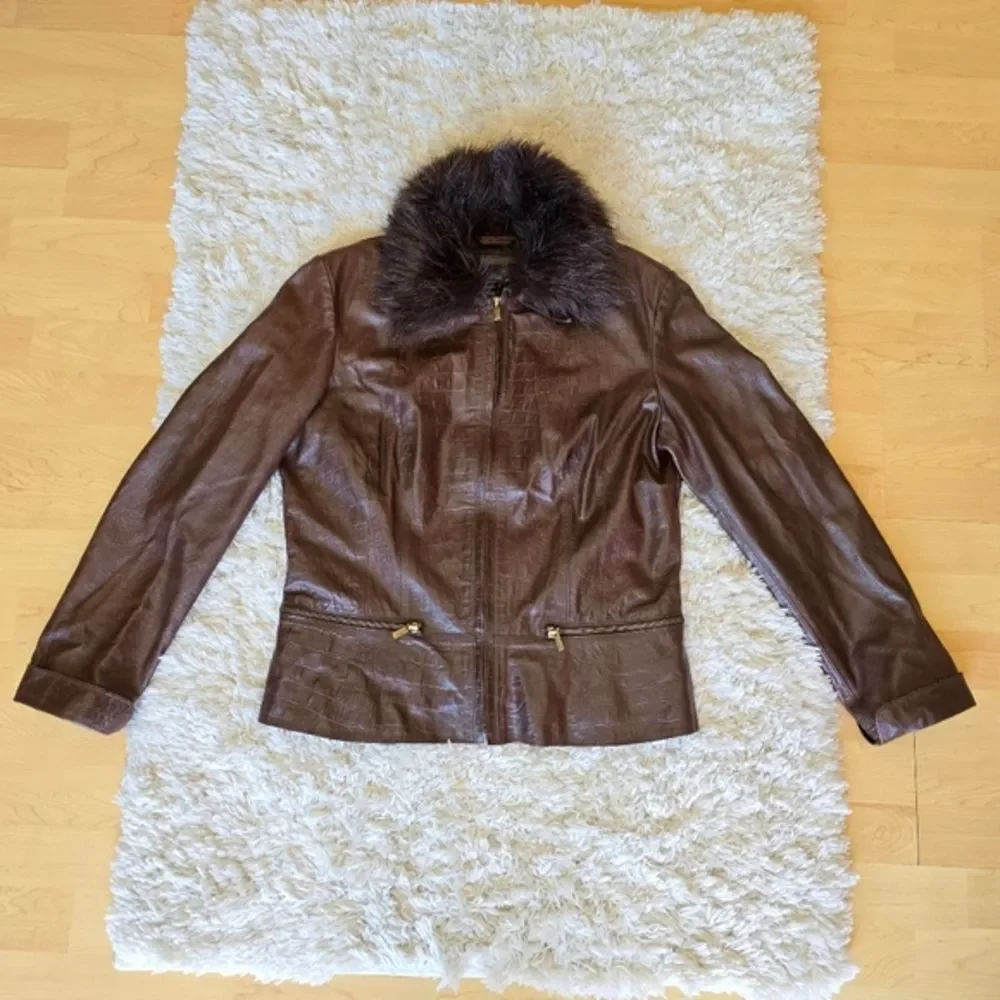 Express genuine leather
