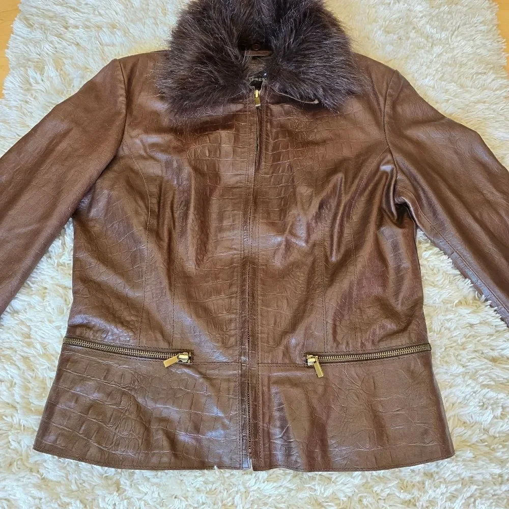 Express genuine leather