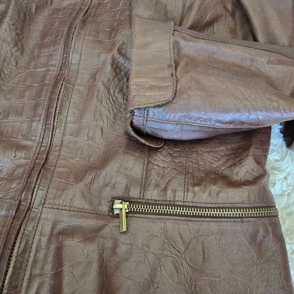 Express genuine leather