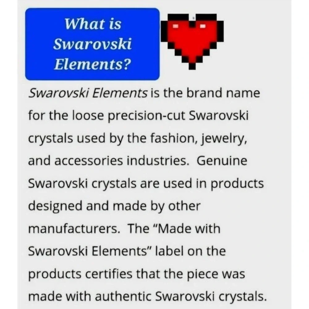 Crystals from Austria light blue