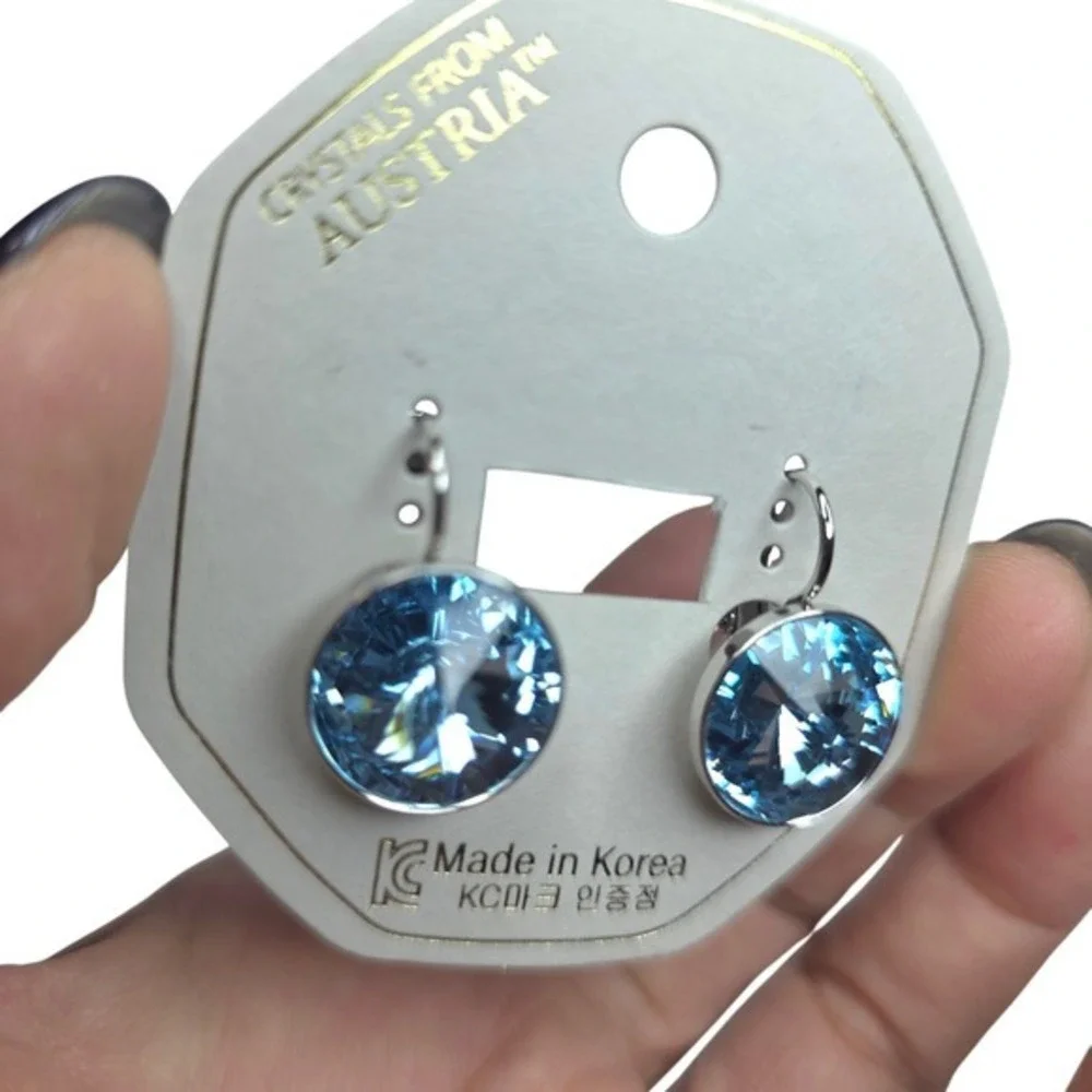 Crystals from Austria light blue