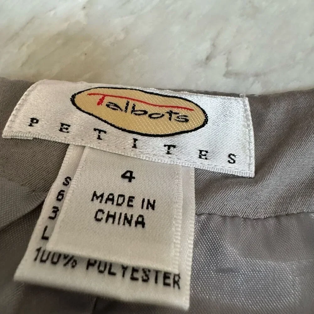 Talbots vintage satin