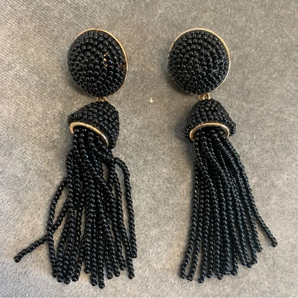 BaubleBar black beaded