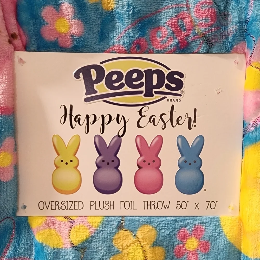 Peeps blue foil