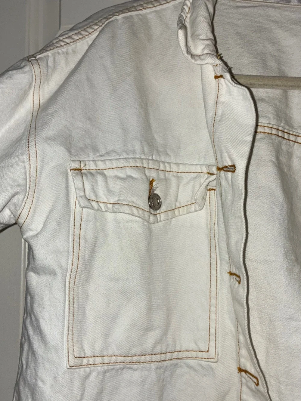 Fray jean jacket
