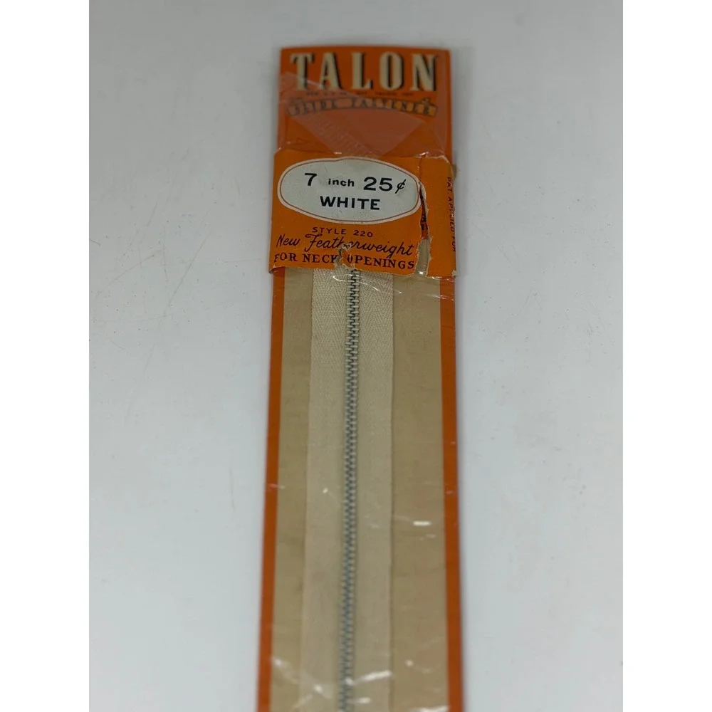 Talon vtg zipper