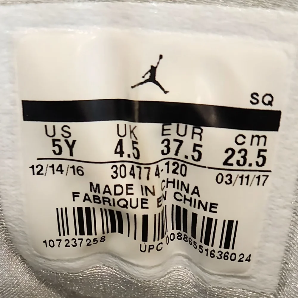 Jordan **stain shown last