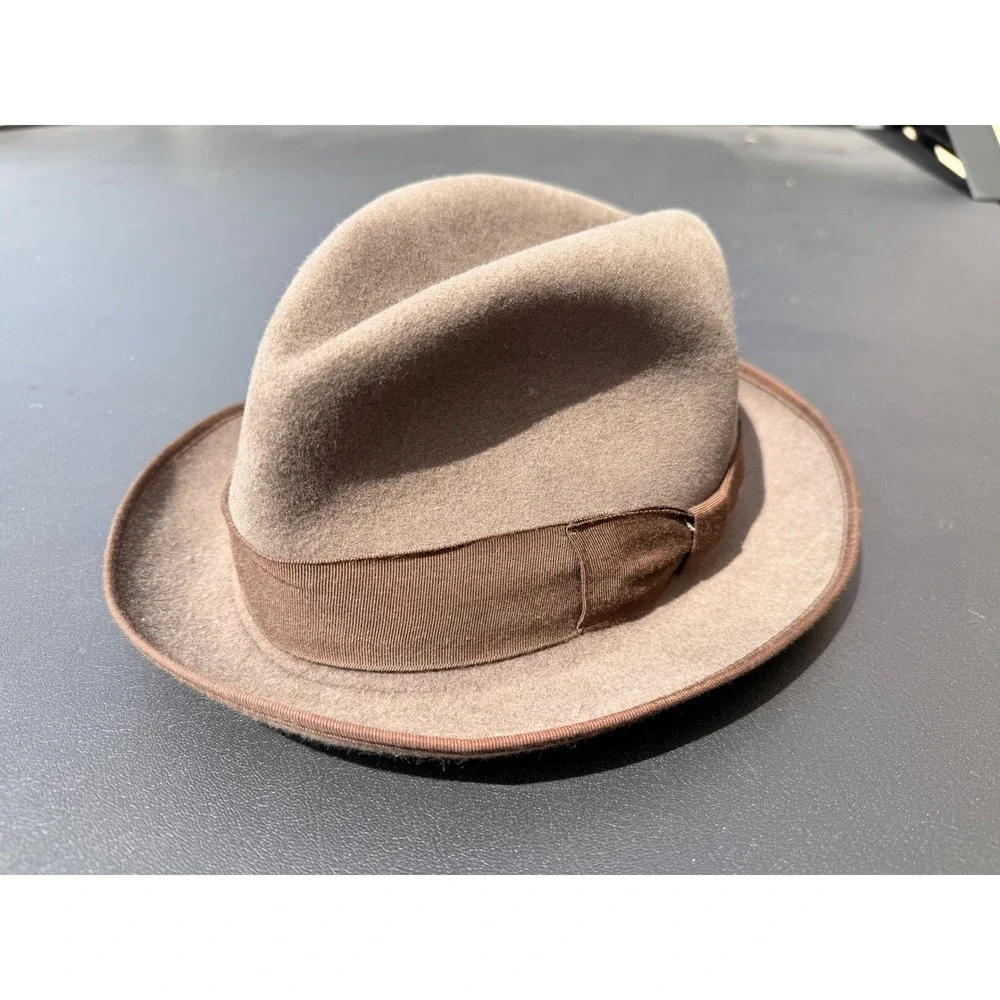 Akubra Fedora Hat Mens 59 Acorn StyleMasterFur‎ Felt Imperial Australia Outback