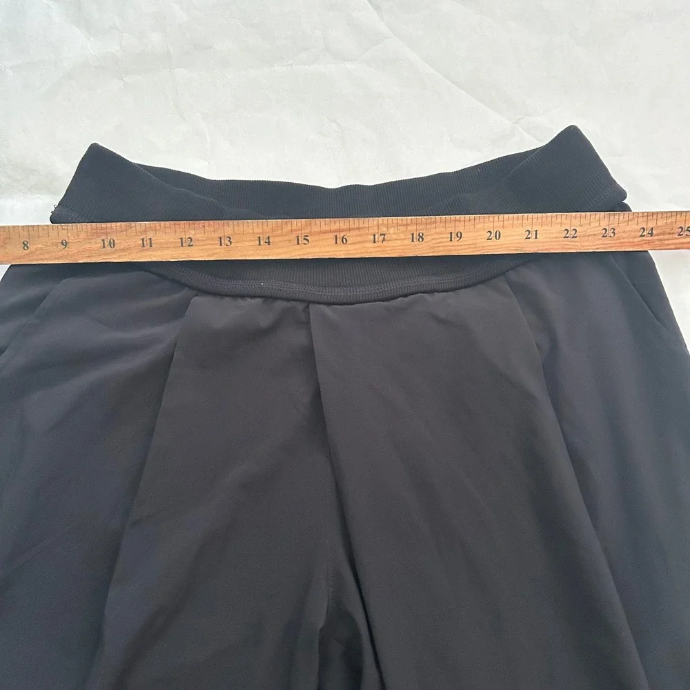 Athleta‎ Black Jogger Pants Womens Size 8 Elastic Waist Athletic Active