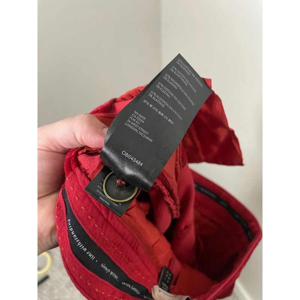 Anthropologie red velvet