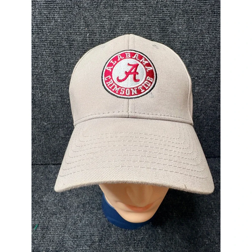 Fan Favorite Alabama Crimson Tide Gray Adjustable Baseball Cap Hat C-MAC01BCV-GY