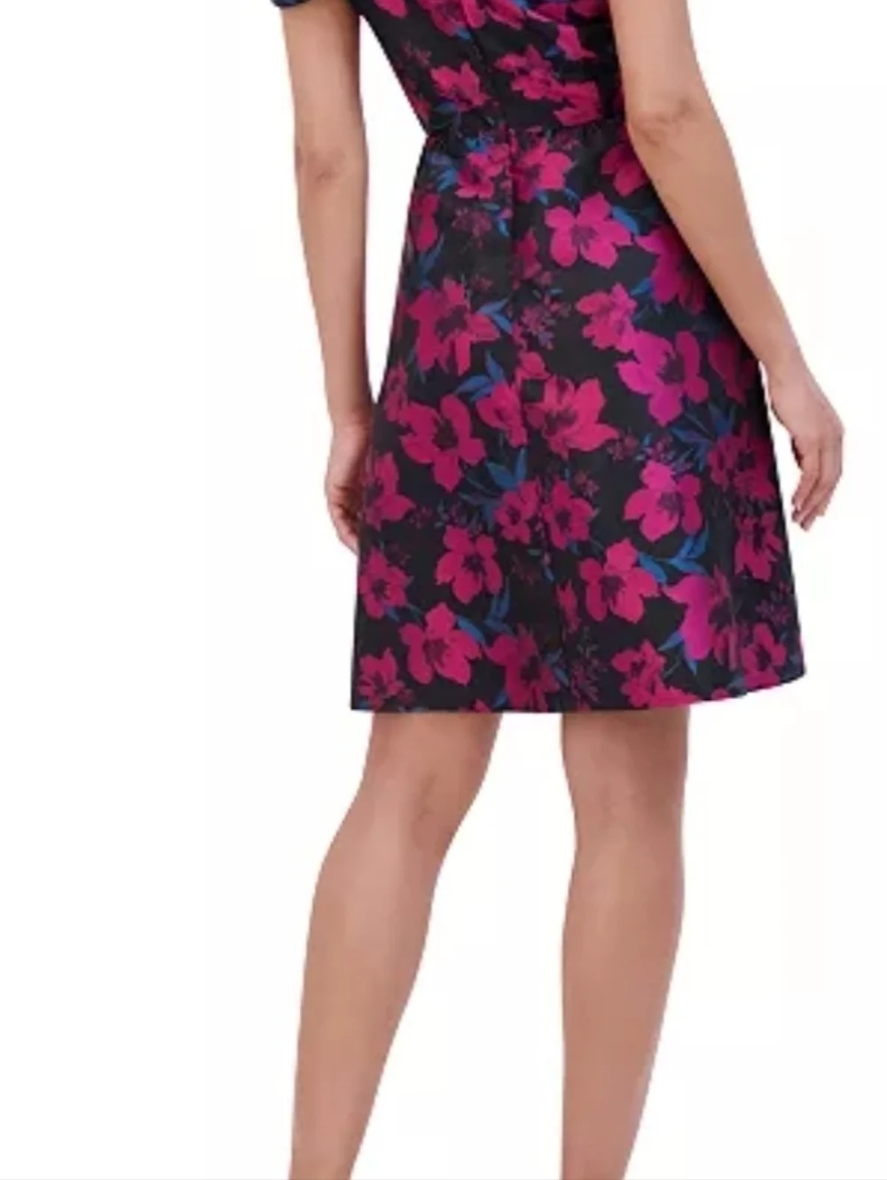 kensieWomen's Floral Jacquard‎ A-Line Dress Size 10