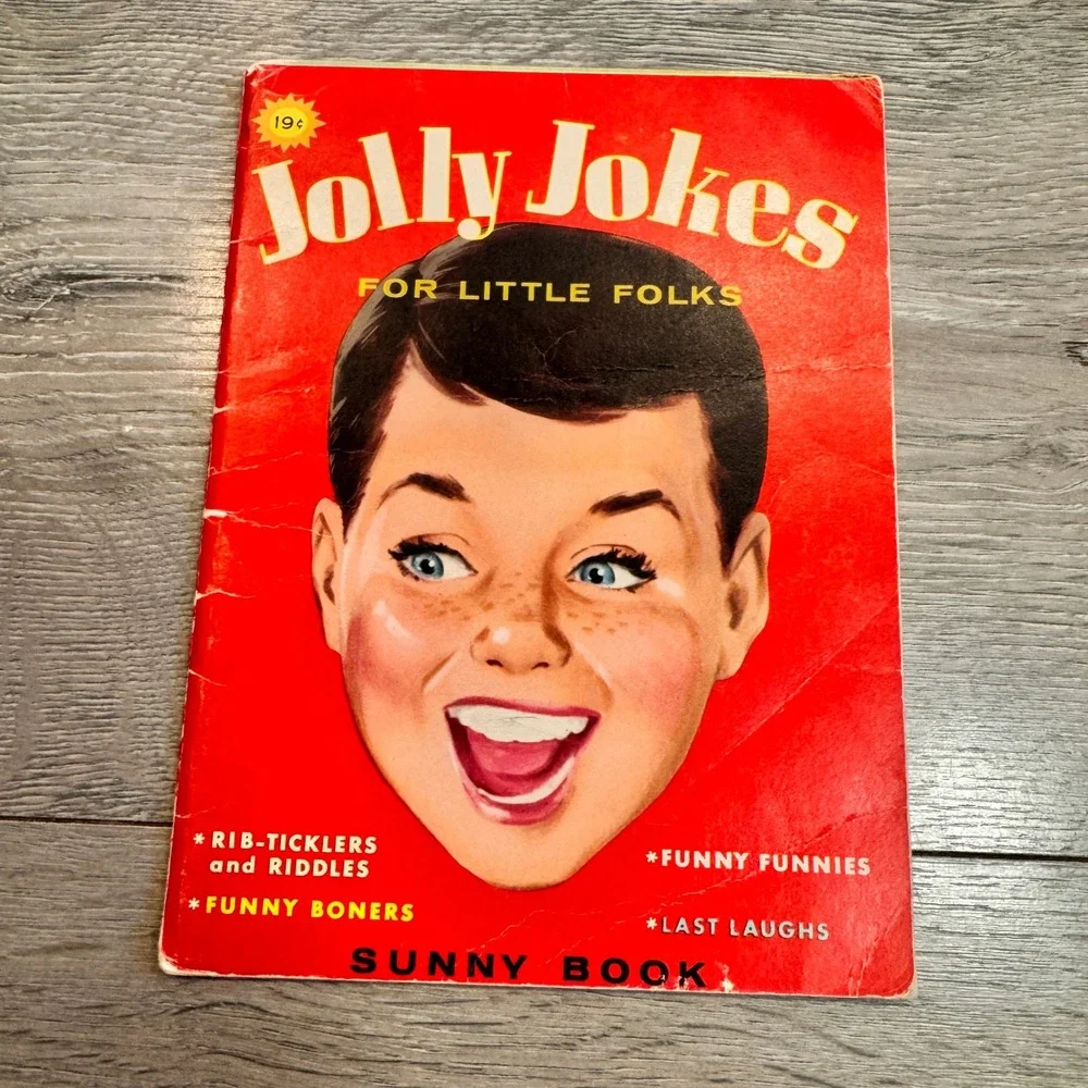 Lowe Co. Jolly Jokes For Little Folks Vintage Comic Book 1973 Sunny Book Riddles