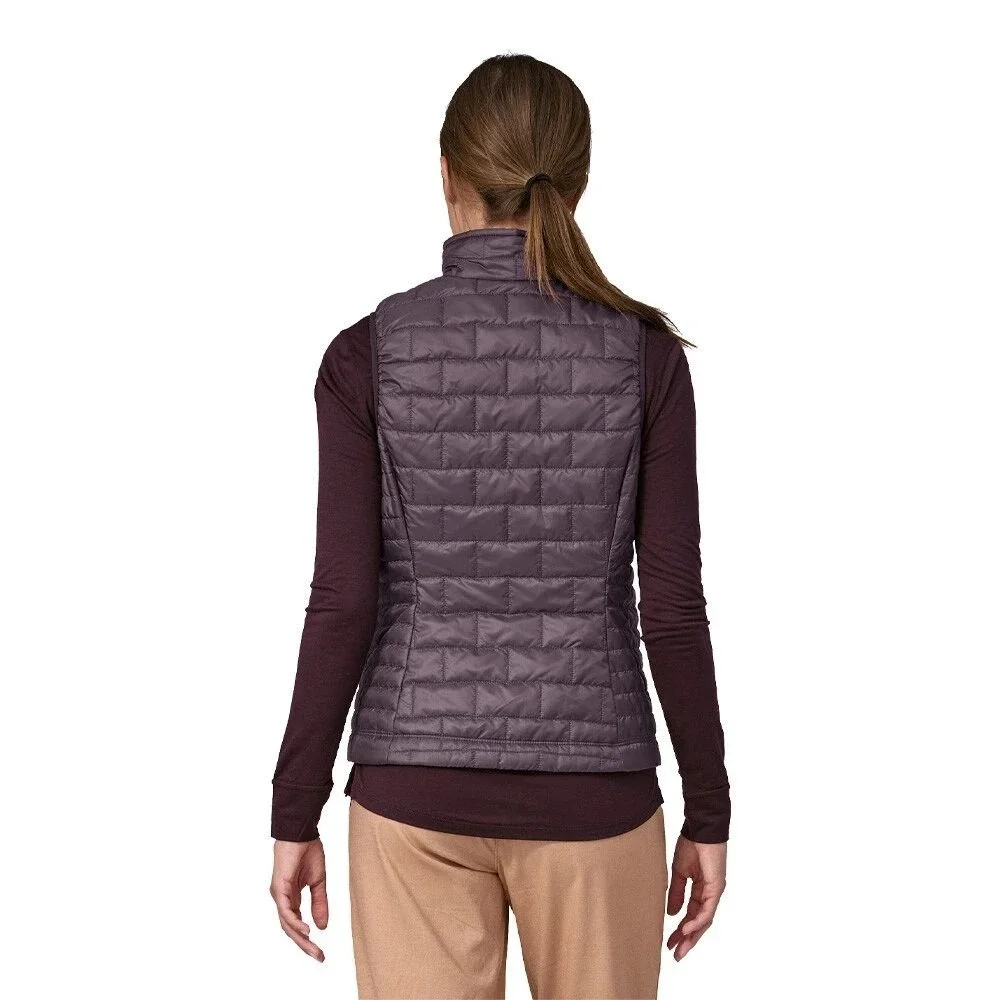 Patagonia Nano Puff Vest Womens XXL Purple Quilted Insulated Full Zip Puffer