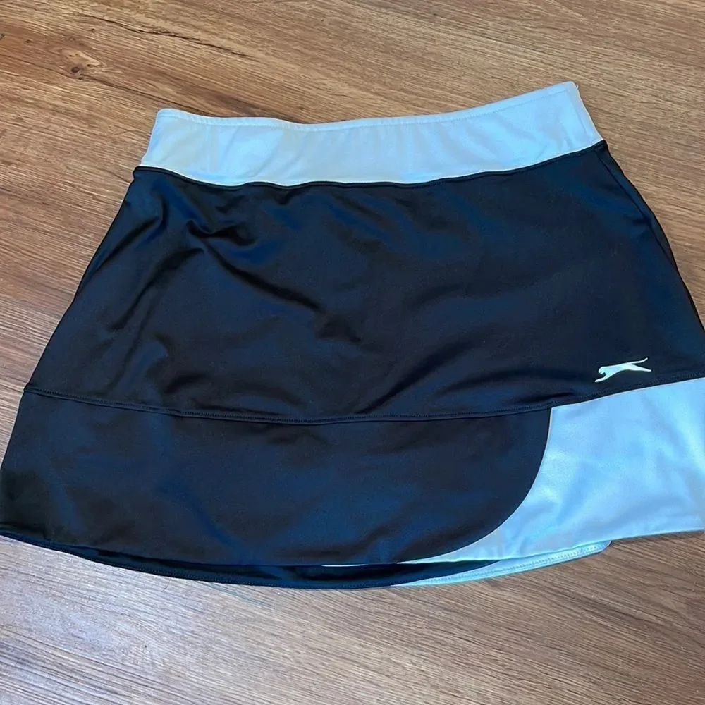 Slazenger Black and White Tennis skort